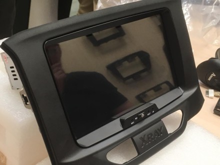 Рамка переходная 2din LADA X-Ray для оригинальной магнитолы, черный матовый