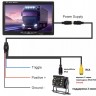 Видеорегистратор 10 дюймов с поддержкой 2 AHD-камер с разрешением экрана 1024*600 (IPS) на ножке