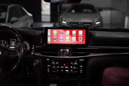 Головное устройство для Toyota Land Cruiser 200 2016+ в стиле Lexus (высокие комплектации)