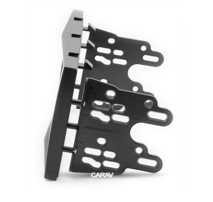 Рамка переходная 2din Opel Astra H, Vectra, Zafira (Черная с ребром)