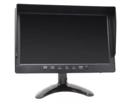 Видеорегистратор 10 дюймов с поддержкой 4 AHD-камер с разрешением экрана 1024х600 (IPS) на скобе