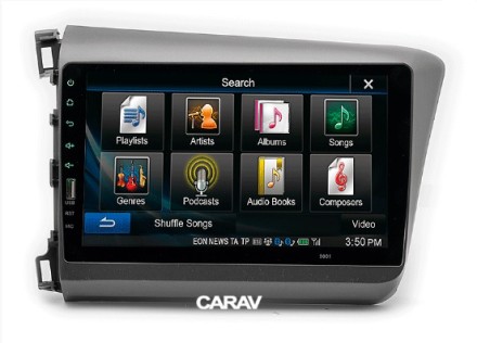 Рамка переходная HONDA Civic (11-16) для дисплея 9 дюймов 