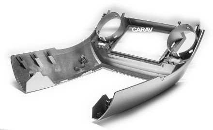 Рамка переходная в LAND ROVER Discovery 3 (04-09) для дисплея 9 дюймов (острые углы)