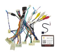 Комплект проводов для установки магнитолы в Toyota 2009 - 2021 (основной, CAN, AMP, CAM, 360) XP