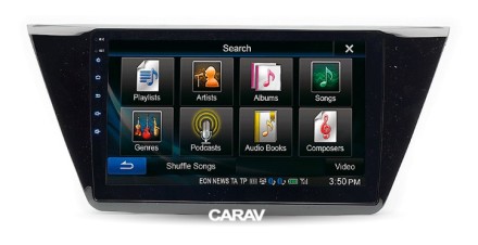 Рамка переходная VOLKSWAGEN Touran (15+) для дисплея 10 дюймов