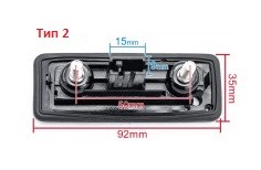 Видеокамера SPD-217 Skoda FABIA/ OCTAVIA/ ROOMSTER/ SUPERB/ YETI в ручку багажника