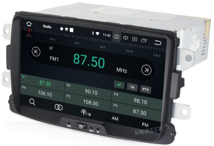 Магнитола Renault Duster, Sandero/Logan (14+), Kaptur, Lada Xray, Nissan Terrano (17+) COMPASS MKD 9 Android