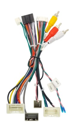 Комплект проводов для установки магнитолы в Mitsubishi Pajero Sport 2019+ (основной, CAN, 360)