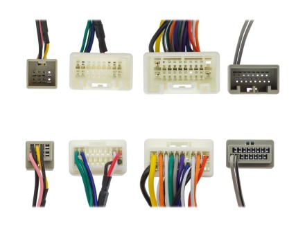 Комплект проводов для установки магнитолы в Mitsubishi Pajero Sport 2019+ (основной, CAN, 360)