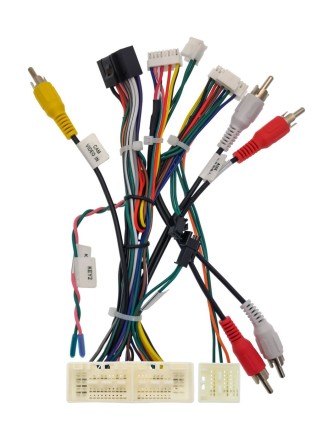 Комплект проводов для установки магнитолы в Hyundai, Kia 2017+ (основной, антенна, CAN, CAM, 360)