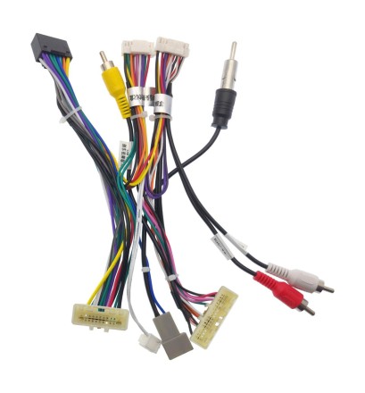 Комплект проводов для установки магнитолы в Mazda CX-4 2017+ (основной, антенна, USB, CAN) для авто с камерой)