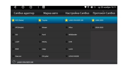 Комплект проводов для установки магнитолы в Toyota Land Cruiser 1998 - 2003 (правый руль, авто с монит.)