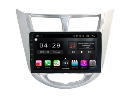 Магнитола для Hyundai Solaris 2010-2017 Compas S300 (Средний класс) с 2K экраном