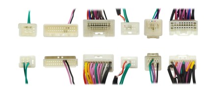 Комплект проводов для установки магнитолы в Lexus LS430 (основной, CAN, для авто с монитором)