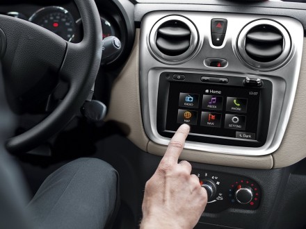 Рамка переходная Renault Dokker 2012-2020 9 дюймов