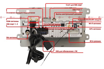 Магнитола Универсальная RedPower 75000 Hi-Fi (IPS экран + 6-канальный DSP)
