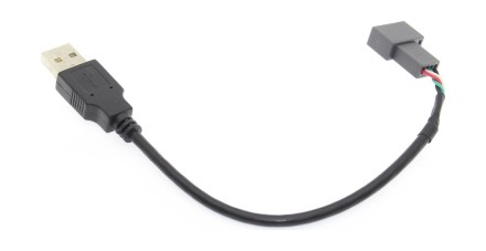 Переходник для подключения штатного USB разъема Hyundai, Kia к новой магнитоле