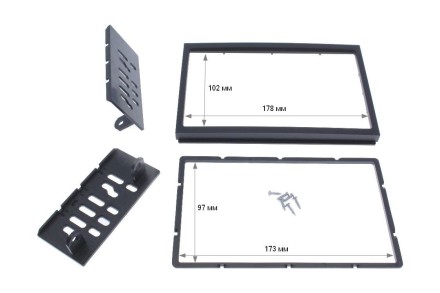 Переходная рамка для Chevrolet Cobalt 2 Din с креплениями