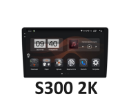 Навигационный блок Compas S300 (Средний класс) с 2K экраном под рамку 9 дюймов с DSP, SIM 4G  + Carplay