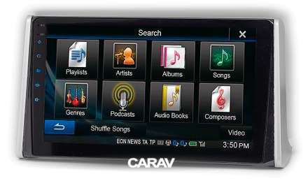 Рамка переходная в TOYOTA RAV4 2019+ ТИП 3 для дисплея 10 дюймов 