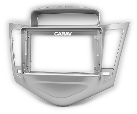Рамка переходная в CHEVROLET Cruze (2009-2012) для дисплея 9 дюймов (серебро)