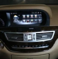 Штатный монитор c большим 10" FullHD IPS экраном c SIM 4G для Mercedes-Benz S-Class W221 (2009-2013)
