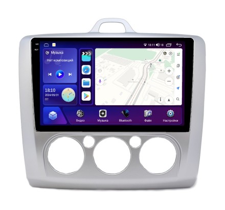 Магнитола для Ford Focus 2 2005-2011 Compas S300 (Средний класс) с 2K экран