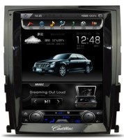 Штатная магнитола в стиле Тесла для Cadillac Escalade (2006-2015) Compass NH