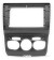 Рамка переходная в CITROEN C4 2010-2018 для дисплея 10 дюймов