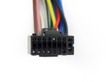 Штекер питания + ISO для магнитол JVC 2