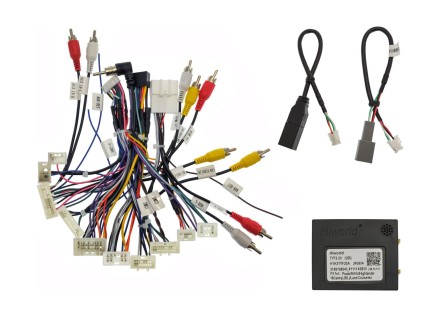 Комплект проводов для установки магнитолы в Toyota 2009+ (основной, CAN, AMP, CAM, 360) HW