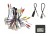 Комплект проводов для установки магнитолы в Toyota 2009+ (основной, CAN, AMP, CAM, 360) HW