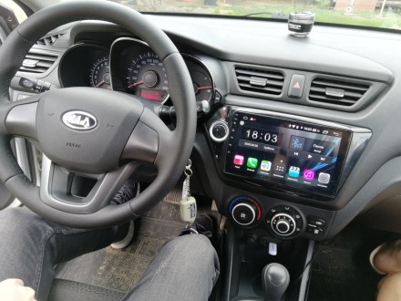 Магнитола на Андроид для KIA RIO 2011-2017 Compas S400 (Мощная версия)