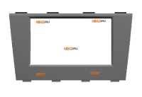 Рамка переходная 2din BYD EC8