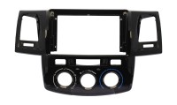Рамка переходная в Toyota Hilux (11-15) для дисплея 9 дюймов (авто с кондиционером)
