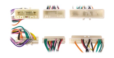 Комплект проводов для установки магнитолы в Nissan 2014+ (основной, антенна, мультируль, CAN, CAM360)