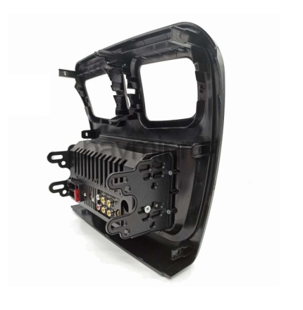 Рамка переходная 2din Renault Sandero, Logan 2013+ для базовой комплектации с окантовкой