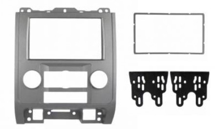 Рамка переходная 2din Mazda Tribute 08-12, Ford Escape, серебро