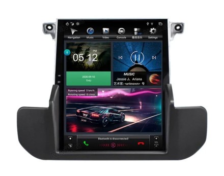 Штатная магнитола в стиле Тесла для Land Rover Discovery, Range Rover Sport (10-12) DENSO Compass NH