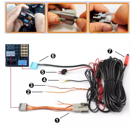 Видеокамера SPD-99 Porsche Cayenne II, Volkswagen Golf 6