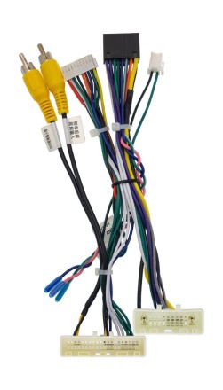 Комплект проводов для установки магнитолы в Nissan 2021+ (основ., ант., мультируль, CAN) авто без 360