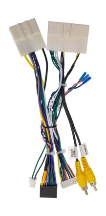 Комплект проводов для установки магнитолы в Nissan 2021+ (основ., ант., мультируль, CAN) авто без 360