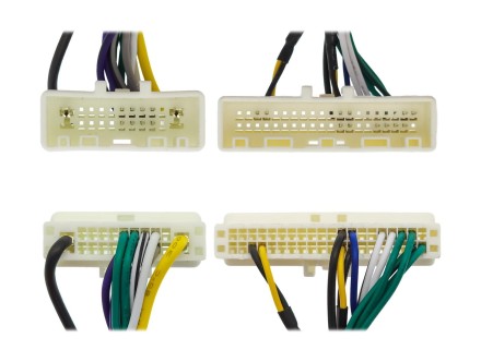 Комплект проводов для установки магнитолы в Nissan 2021+ (основ., ант., мультируль, CAN) авто без 360