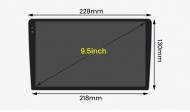 Навигационный блок Winca S400 с 2K экраном под рамку 9 дюймов с DSP, SIM 4G + Carplay 3 4