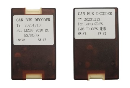 Комплект проводов для установки магнитолы в Lexus RX 2020 - 2022 (основной, CAN, CAM) для авто с 360