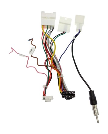 Комплект проводов для установки магнитолы в Toyota 2003 - 2013 (осн, ант, м/руль, CAN, AMP) Тип2