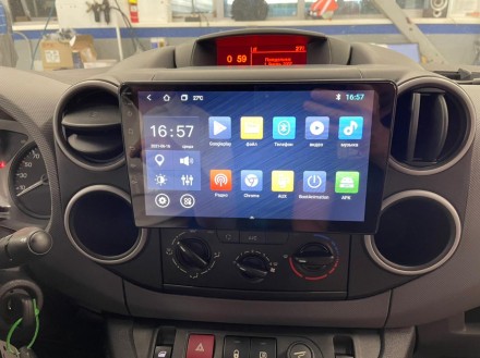 Автомагнитола для CITROEN C2, C3, Berlingo, Jumpy, FIAT Scudo, PEUGEOT 207, 307, Expert, Partner, TOYOTA ProAce Compass TS с SIM 4G + HI-FI с DSP + Carplay