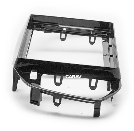 Рамка переходная Лада Веста NG (Lada Vesta) (2023+) Черный Глянец для дисплея 9 дюймов