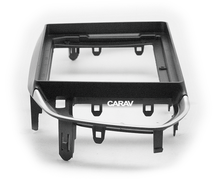 Рамка переходная Лада Веста NG (Lada Vesta) (2023+) Серебристо-Черная для дисплея 9 дюймов