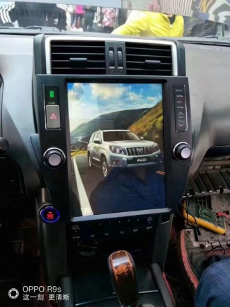 Головное устройство Toyota Land Cruiser Prado 150 (2009-2013) Tesla-Style 12 дюймов (комплектации без кругового обзора)